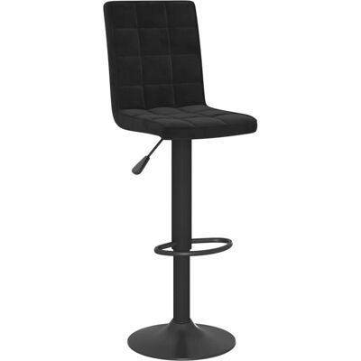 vidaXL 318527 Barhocker Schwarz Samt - Bar Stool vidaXL 318527 Barhocker Schwarz Samt - Bar Stool