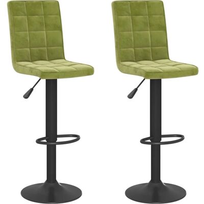 VidaXL Model 335765 Verstelbare fluwelen barkruk VidaXL Model 335765 Verstelbare fluwelen barkruk