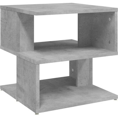vidaXL Bakkebord Beton Grå 40x40x40 cm Træbaseret Materiale vidaXL Bakkebord Beton Grå 40x40x40 cm Træbaseret Materiale