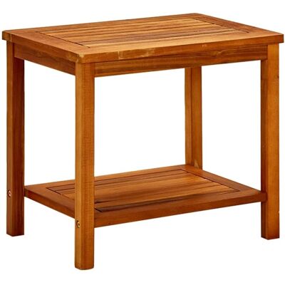 vidaXL Akazien Holz Couchtisch - 50x35x45 cm - Wetterfest - Innen & Außen vidaXL Akazien Holz Couchtisch - 50x35x45 cm - Wetterfest - Innen & Außen