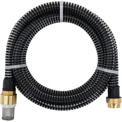 vidaXL Tuinslang Zwart 15m PVC met messing aansluitingen - Tuinslang vidaXL Tuinslang Zwart 15m PVC met messing aansluitingen - Tuinslang