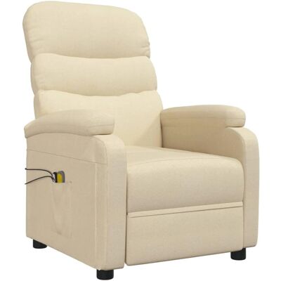 vidaXL Elektrischer Massagesessel - Verstellbar, Vibration, Stoff vidaXL Elektrischer Massagesessel - Verstellbar, Vibration, Stoff