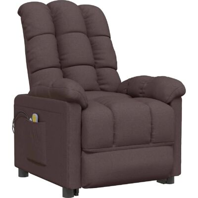 Chaise de massage électrique vidaXL - Reclinable avec chauffage - Massage à vibrations 6 points - Tissu doux - Publicité Chaise de massage électrique vidaXL - Reclinable avec chauffage - Massage à vibrations 6 points - Tissu doux - Publicité