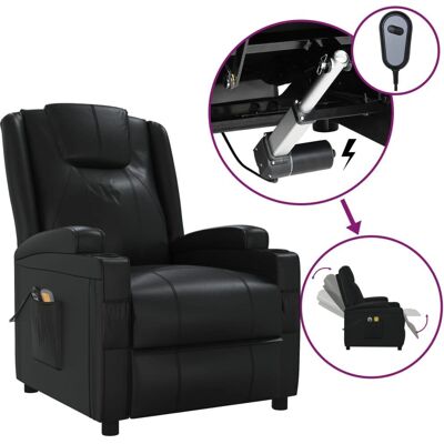 Fauteuil de Massage Électrique VidaXL Noir - Fauteuil de Massage - Publicité Fauteuil de Massage Électrique VidaXL Noir - Fauteuil de Massage - Publicité