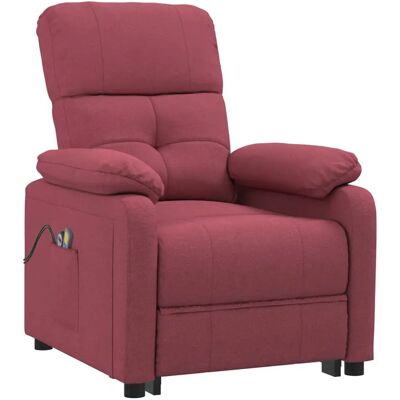 Sillón de masaje eléctrico VidaXL - Ajustable, masaje de 6 puntos, Rojo Sillón de masaje eléctrico VidaXL - Ajustable, masaje de 6 puntos, Rojo