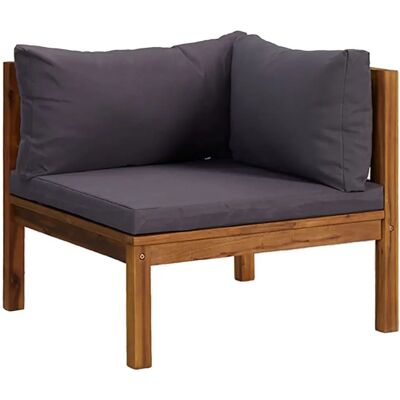 vidaXL Gartentisch - Akazienholz, Stoff, Polyester - Gartenmöbel vidaXL Gartentisch - Akazienholz, Stoff, Polyester - Gartenmöbel