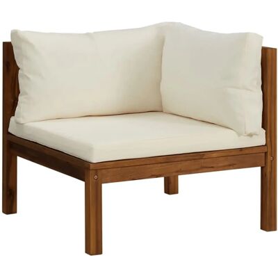 Banquette d'extérieur VidaXL - Bois d'acacia, Tissu, Polyester - Publicité Banquette d'extérieur VidaXL - Bois d'acacia, Tissu, Polyester - Publicité