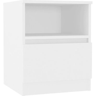 vidaXL 806157 Natbord - Natbord, Hvid - Natbord vidaXL 806157 Natbord - Natbord, Hvid - Natbord