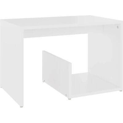 vidaXL Awo79879 Weiße 59x36x38 cm Spanplatte Beistelltisch - Beistelltisch vidaXL Awo79879 Weiße 59x36x38 cm Spanplatte Beistelltisch - Beistelltisch