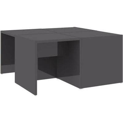 vidaXL 806821 Table basse grise - Table de salon - Publicité vidaXL 806821 Table basse grise - Table de salon - Publicité