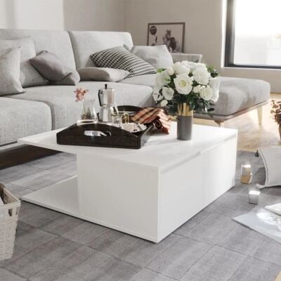vidaXL Awo99847 Witte salontafel - Salontafel vidaXL Awo99847 Witte salontafel - Salontafel
