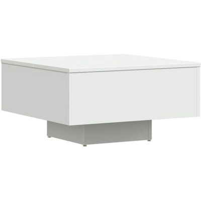 vidaXL Witte Salontafel - Engineered Hout - 60x60x31,5cm - Salontafel vidaXL Witte Salontafel - Engineered Hout - 60x60x31,5cm - Salontafel