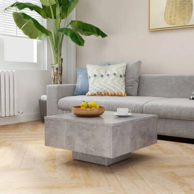 vidaXL Beton-Graues Couchtisch - Stabil, Langlebig & Leicht zu Reinigen vidaXL Beton-Graues Couchtisch - Stabil, Langlebig & Leicht zu Reinigen