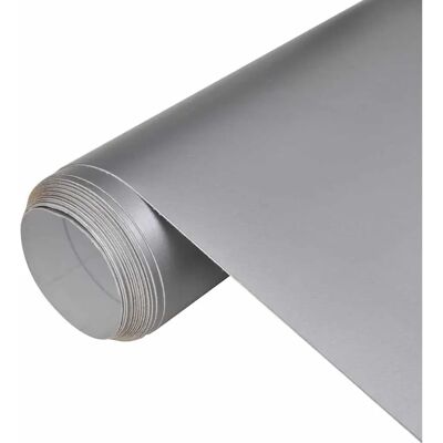 vidaXL Film Voiture Argent Mat - Film Voiture vidaXL Film Voiture Argent Mat - Film Voiture