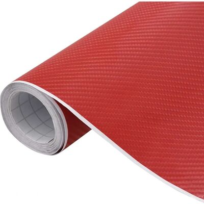 vidaXL Film Auto Rouge 2 pcs 4D Résistant à l'eau 100x150 cm - Film pour voiture vidaXL Film Auto Rouge 2 pcs 4D Résistant à l'eau 100x150 cm - Film pour voiture