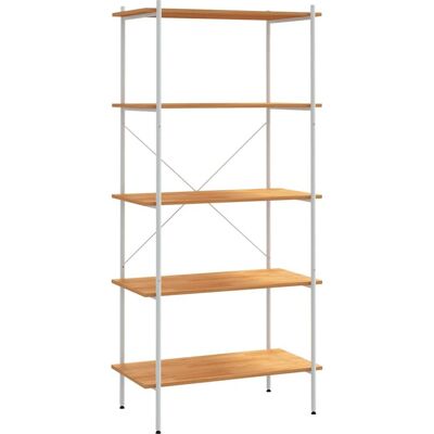 vidaXL 336350 Weiß und Eiche Vitrinenregal - Wohnzimmer vidaXL 336350 Weiß und Eiche Vitrinenregal - Wohnzimmer