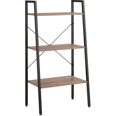 vidaXL 336362 Dunkelbraune 3-stöckige Bücherregal - Wohnzimmer vidaXL 336362 Dunkelbraune 3-stöckige Bücherregal - Wohnzimmer