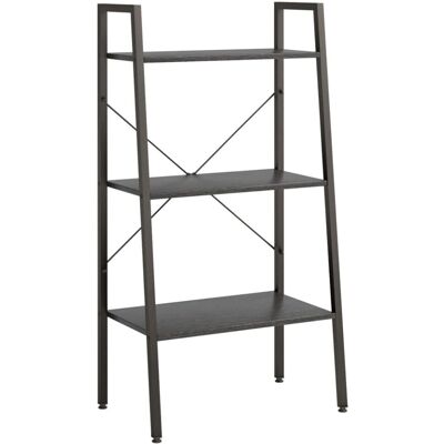 vidaXL 3-stöckiges Standregal Schwarz 56x35x108 cm - Regal vidaXL 3-stöckiges Standregal Schwarz 56x35x108 cm - Regal