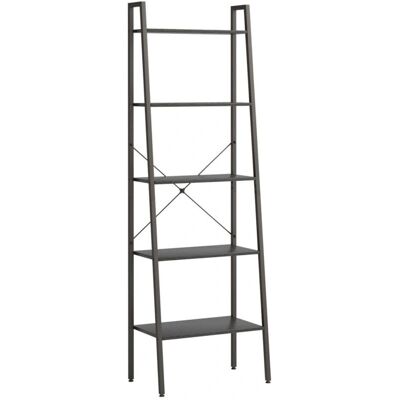 vidaXL 5-stufiges Stehsregal Schwarz 56x35x174 cm - Regal vidaXL 5-stufiges Stehsregal Schwarz 56x35x174 cm - Regal