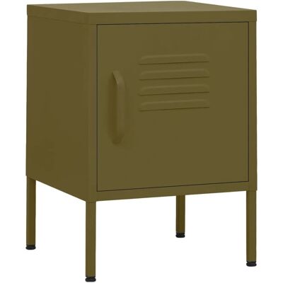 vidaXL 336207 Nachttisch Olive Green - Nachttisch vidaXL 336207 Nachttisch Olive Green - Nachttisch