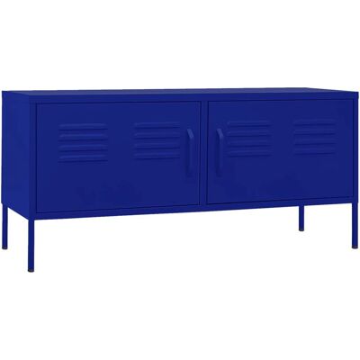 Meuble TV en acier bleu marine vidaXL 336226 - Meuble TV - Publicité Meuble TV en acier bleu marine vidaXL 336226 - Meuble TV - Publicité
