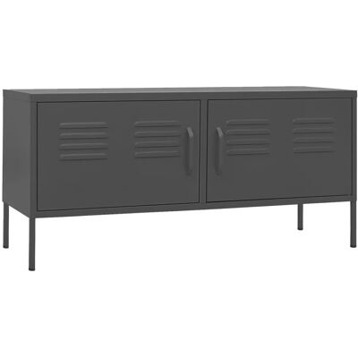 vidaXL Stahl Anthrazit TV-Schrank - Robust & Praktisch vidaXL Stahl Anthrazit TV-Schrank - Robust & Praktisch
