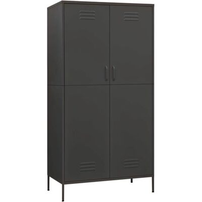 vidaXL 336249 Stalen Antraciet Slaapkamerkast vidaXL 336249 Stalen Antraciet Slaapkamerkast