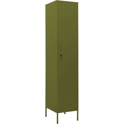 vidaXL Säilytyskaappi Olivinvihreä Terästä - Locker Cabinet vidaXL Säilytyskaappi Olivinvihreä Terästä - Locker Cabinet
