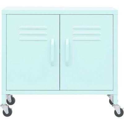 Armoire de rangement en acier menthe - Armoire de rangement - Publicité Armoire de rangement en acier menthe - Armoire de rangement - Publicité