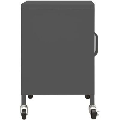 Armario de almacenamiento de acero antracita vidaXL - Mueble de almacenamiento Armario de almacenamiento de acero antracita vidaXL - Mueble de almacenamiento