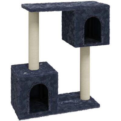 vidaXL Cat Tree with Sisal Scratching Posts Dark Grey - Cat Tree vidaXL Cat Tree with Sisal Scratching Posts Dark Grey - Cat Tree