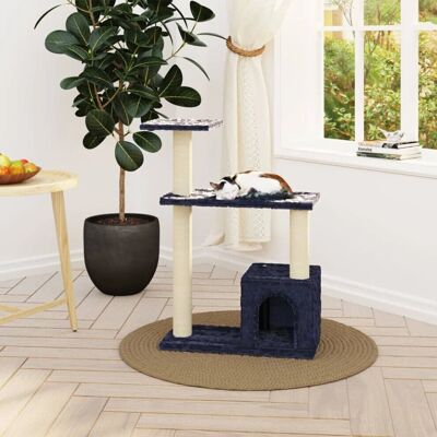 vidaXL Arbre à chat avec griffoirs en sisal gris foncé - Arbre à chat vidaXL Arbre à chat avec griffoirs en sisal gris foncé - Arbre à chat