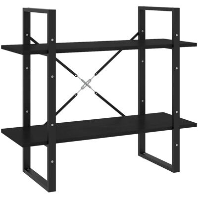vidaXL 806458 Schwarzes 4-Regal Bücherregal - Bücherregal vidaXL 806458 Schwarzes 4-Regal Bücherregal - Bücherregal
