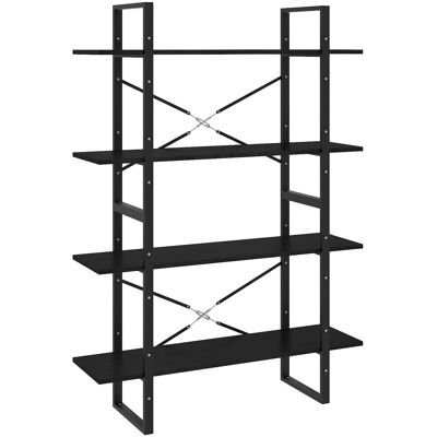 vidaXL Massivkiefernholz 4-etagiges Bücherregal - Bücherregal vidaXL Massivkiefernholz 4-etagiges Bücherregal - Bücherregal
