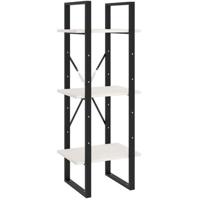 vidaXL Awo60487 Weiß 3-stöckiges Bücherregal - Bücherregal vidaXL Awo60487 Weiß 3-stöckiges Bücherregal - Bücherregal