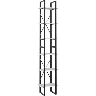 vidaXL 806497 Étagère blanche à 6 niveaux - Étagère - Publicité vidaXL 806497 Étagère blanche à 6 niveaux - Étagère - Publicité
