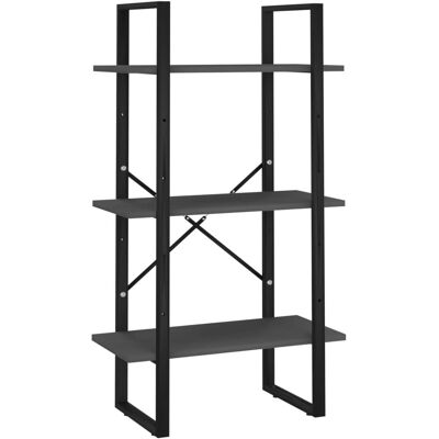 vidaXL Graue Lagerregal Holz - Storage Shelf vidaXL Graue Lagerregal Holz - Storage Shelf