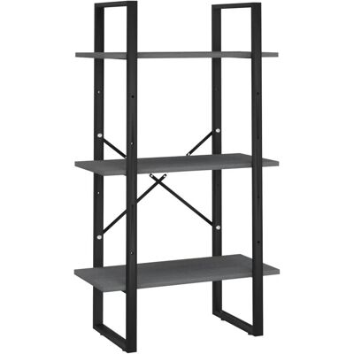 vidaXL 806514 Grauer Bücherregal - Bookcase vidaXL 806514 Grauer Bücherregal - Bookcase