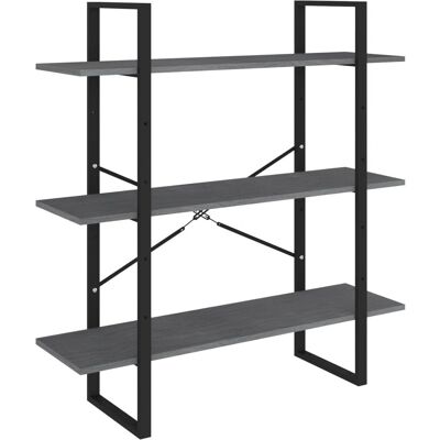 vidaXL 806554 Massives Kiefernholz 3-stufiges Regal - Wohnzimmermöbel vidaXL 806554 Massives Kiefernholz 3-stufiges Regal - Wohnzimmermöbel