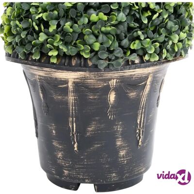 vidaXL Kunstmatige buxus spiral 100cm - Tuinplant vidaXL Kunstmatige buxus spiral 100cm - Tuinplant