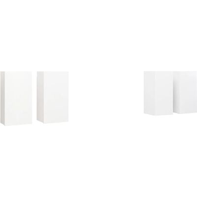 vidaXL TV-Schrank - 3078740 - Weiß - Modernes Design - 30.5x30x60 cm - TV-Schrank vidaXL TV-Schrank - 3078740 - Weiß - Modernes Design - 30.5x30x60 cm - TV-Schrank