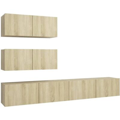 vidaXL 3079026 Sonoma Eiche TV-Schränk - Modernes Design vidaXL 3079026 Sonoma Eiche TV-Schränk - Modernes Design
