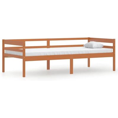 vidaXL Bettgestell aus massivem Kiefernholz Honigbraun 90x200 cm - Bettart vidaXL Bettgestell aus massivem Kiefernholz Honigbraun 90x200 cm - Bettart