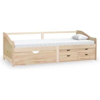 vidaXL 322169 Bett - 3-Sitzer Kieferntagesbett mit Schubladen vidaXL 322169 Bett - 3-Sitzer Kieferntagesbett mit Schubladen