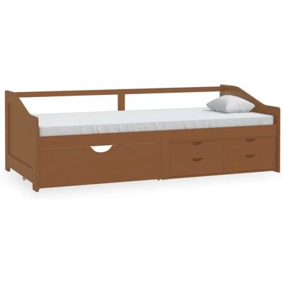 vidaXL 322171 Honigbraune Kiefernholz 3-Sitzer Tagesbett - Bett vidaXL 322171 Honigbraune Kiefernholz 3-Sitzer Tagesbett - Bett
