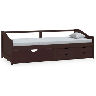 vidaXL Massivkiefer 3-Sitzer Tagesbett mit Schubladen - Bett vidaXL Massivkiefer 3-Sitzer Tagesbett mit Schubladen - Bett