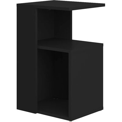 vidaXL Table d'appoint en Bois Technique Noir - Table d'appoint - Publicité vidaXL Table d'appoint en Bois Technique Noir - Table d'appoint - Publicité