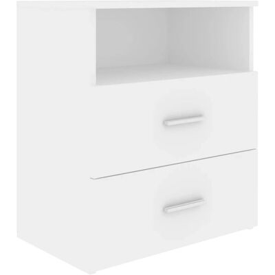 vidaXL 803272 Mesita de noche - Moderno color blanco vidaXL 803272 Mesita de noche - Moderno color blanco