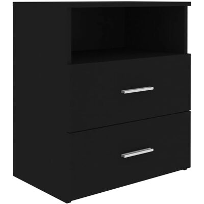 vidaXL Nachttisch - 50x32x60cm - Schwarz vidaXL Nachttisch - 50x32x60cm - Schwarz