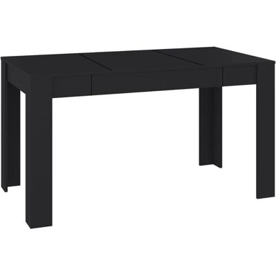 vidaXL 804203 Schwarzer Tisch aus Verbundholz - Esstisch vidaXL 804203 Schwarzer Tisch aus Verbundholz - Esstisch